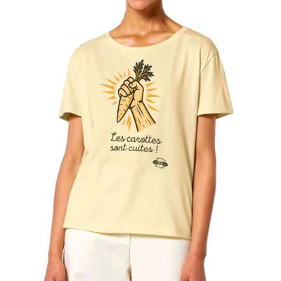 T SHIRT FEMME "LES CAROTTES SONT CUITES"